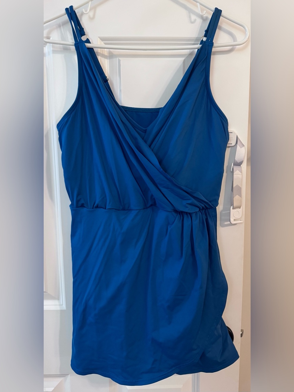Land’s End Swim Skirt One Piece Blue Teal XL 18